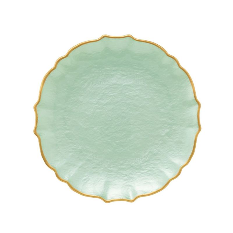 Vetro Felice ヴェトロ フェリーチェ パールクイーン プレート 21cm グリーン 356721