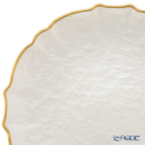 Vetro Felice ヴェトロ フェリーチェ パールクイーン プレート 27cm ホワイト 356727