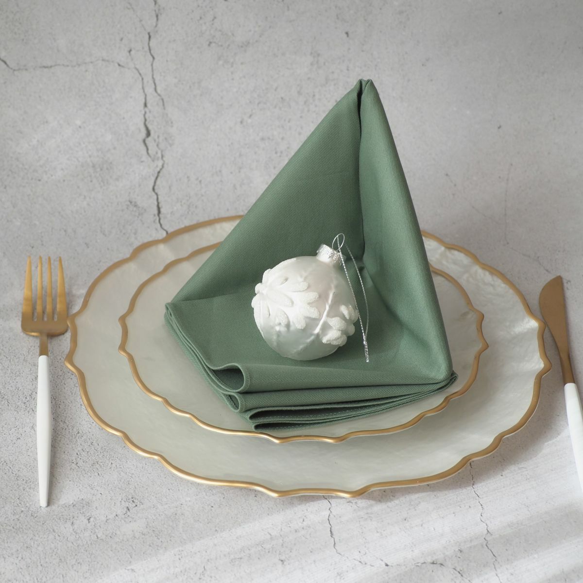 Vetro Felice ヴェトロ フェリーチェ パールクイーン プレート 27cm ホワイト 356727