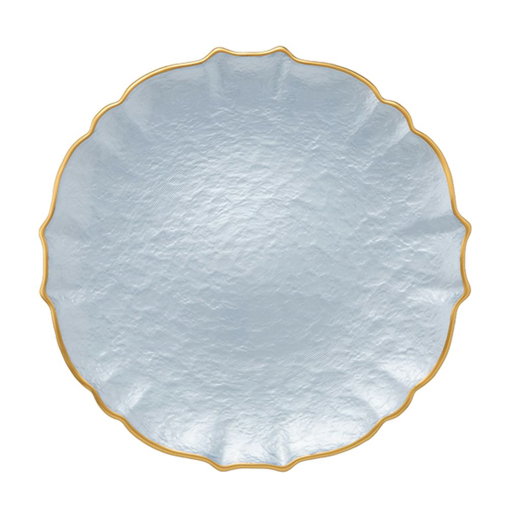 Vetro Felice ヴェトロ フェリーチェ パールクイーン プレート 27cm ブルー 356727