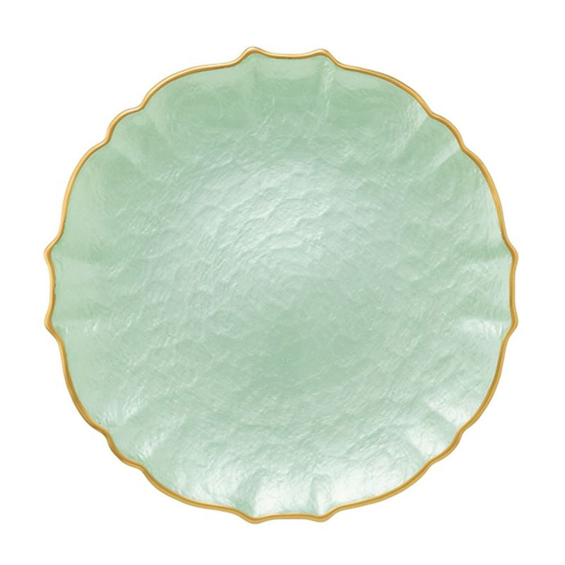 Vetro Felice ヴェトロ フェリーチェ パールクイーン プレート 27cm グリーン 356727