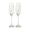 ストラス with SWAROVSKI ELEMENTS ハート イン ハート シャンパン 210ml ペア【ル・ノーブルオリジナル企画商品】
