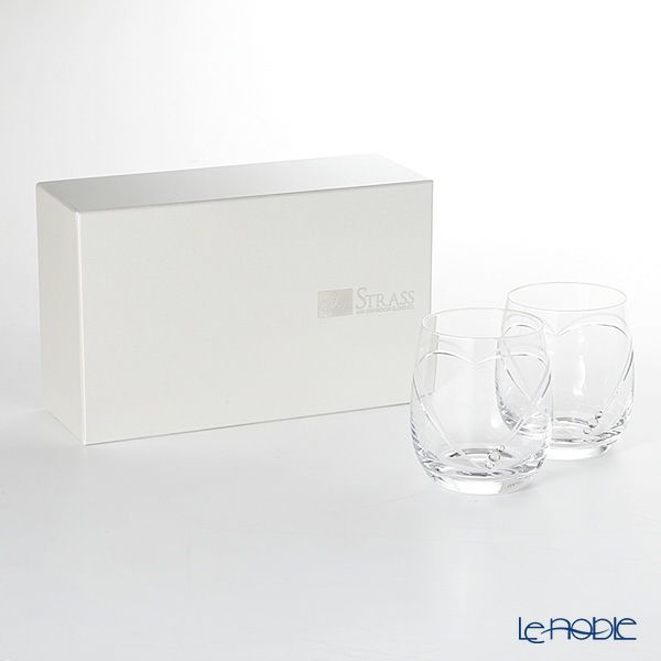 ストラス with SWAROVSKI ELEMENTS ハート イン ハート OF 250ml ペア【ル・ノーブルオリジナル企画商品】