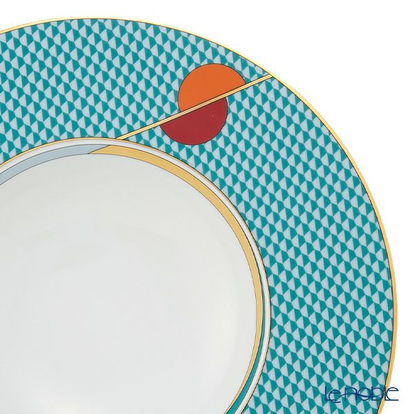 ポルトガル食器 ヴィスタ アレグレ Futurismo フューチャリズム スーププレート 24.9cm