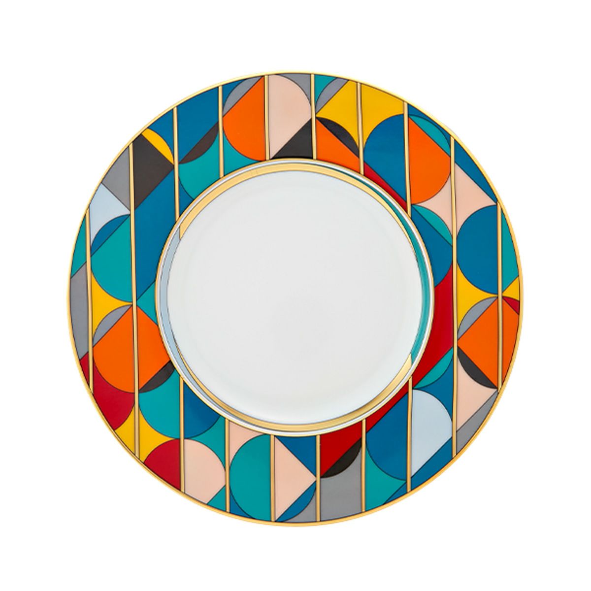 ポルトガル食器 ヴィスタ アレグレ Futurismo フューチャリズム サイドプレート 18.6cm