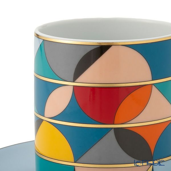 ポルトガル食器 ヴィスタ アレグレ Futurismo フューチャリズム ティーカップ＆ソーサー 295ml