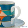 ポルトガル食器 ヴィスタ アレグレ Futurismo フューチャリズム ティーカップ＆ソーサー 295ml