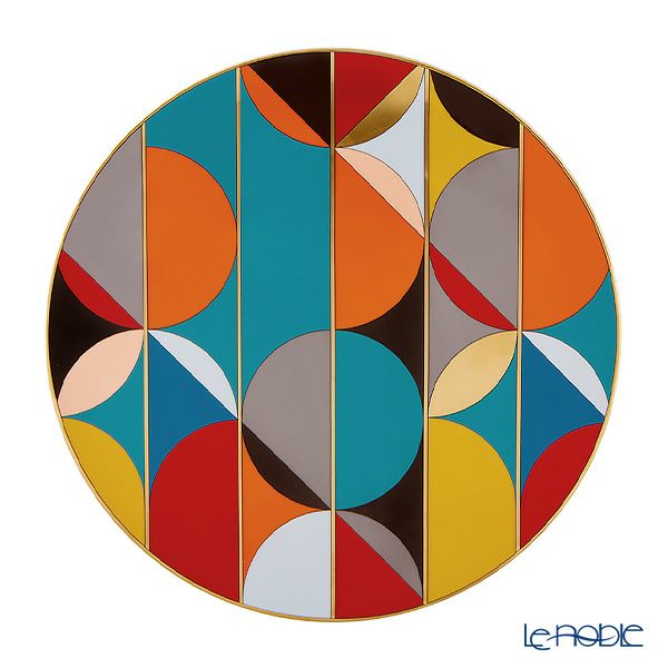 ポルトガル食器 ヴィスタ アレグレ Futurismo フューチャリズム チャージャープレート 33cm