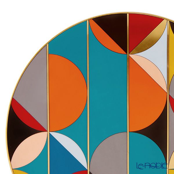 ポルトガル食器 ヴィスタ アレグレ Futurismo フューチャリズム チャージャープレート 33cm