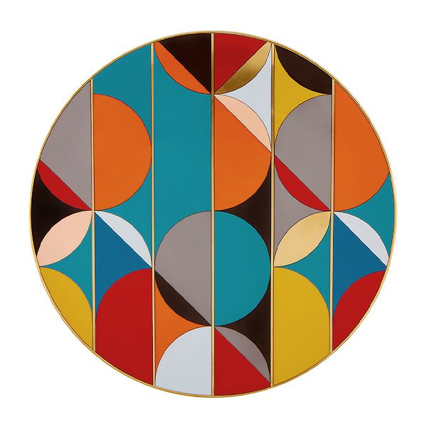 ポルトガル食器 ヴィスタ アレグレ Futurismo フューチャリズム チャージャープレート 33cm