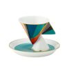 ポルトガル食器 ヴィスタ アレグレ Futurismo フューチャリズム コーヒーカップ＆ソーサー 80ml デミタス／エスプレッソ