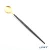 クチポール ゴア GOA ブラック／ゴールド ロングドリンクスプーン 21cm マット仕上げ