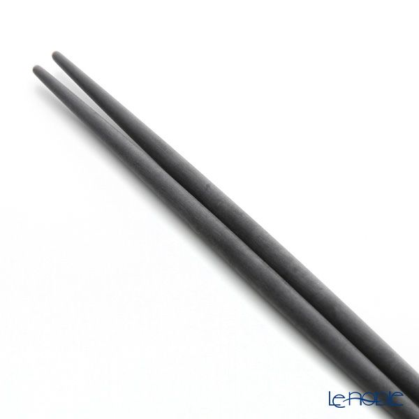 クチポール ゴア GOA ブラック／ゴールド 箸+箸置セット 22cm マット仕上げ