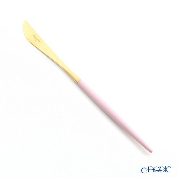 クチポール ゴア GOA ピンク／ゴールド デザートナイフ 20cm マット仕上げ