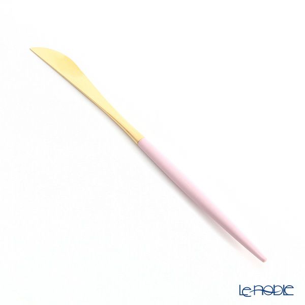クチポール ゴア GOA ピンク／ゴールド デザートナイフ 20cm マット仕上げ