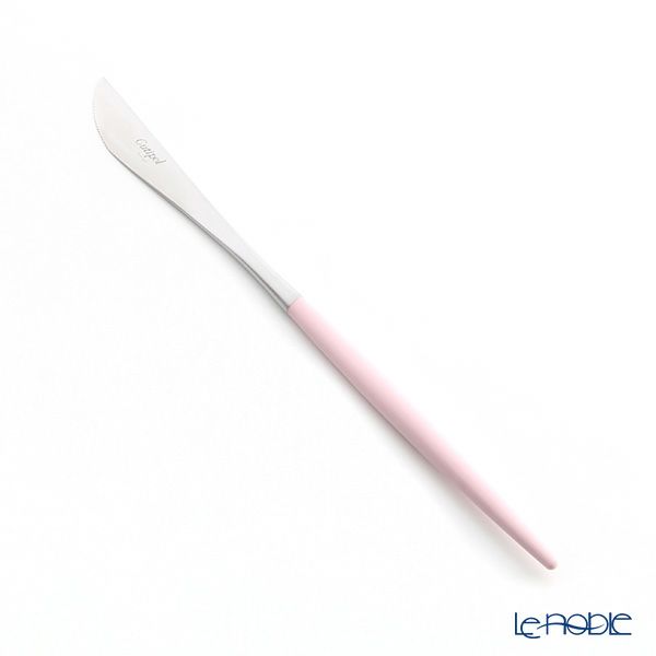 クチポール ゴア GOA ピンク／シルバー デザートナイフ 20cm マット仕上げ