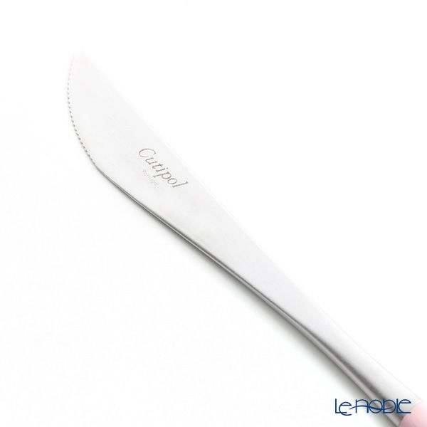 クチポール ゴア GOA ピンク／シルバー デザートナイフ 20cm マット仕上げ