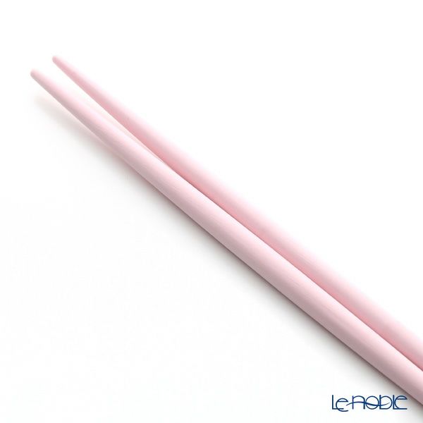 クチポール ゴア GOA ピンク／シルバー 箸+箸置セット 22cm