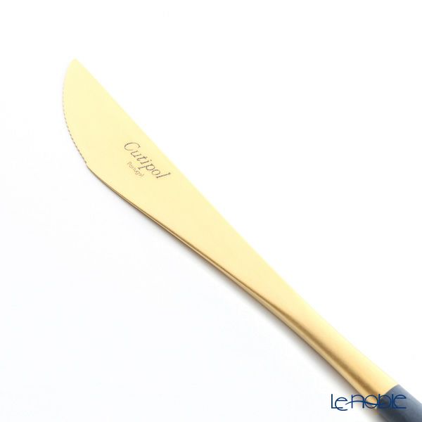 クチポール ゴア GOA ブルー／ゴールド デザートナイフ 20cm マット仕上げ