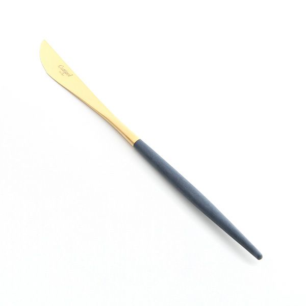 クチポール ゴア GOA ブルー／ゴールド デザートナイフ 20cm マット仕上げ