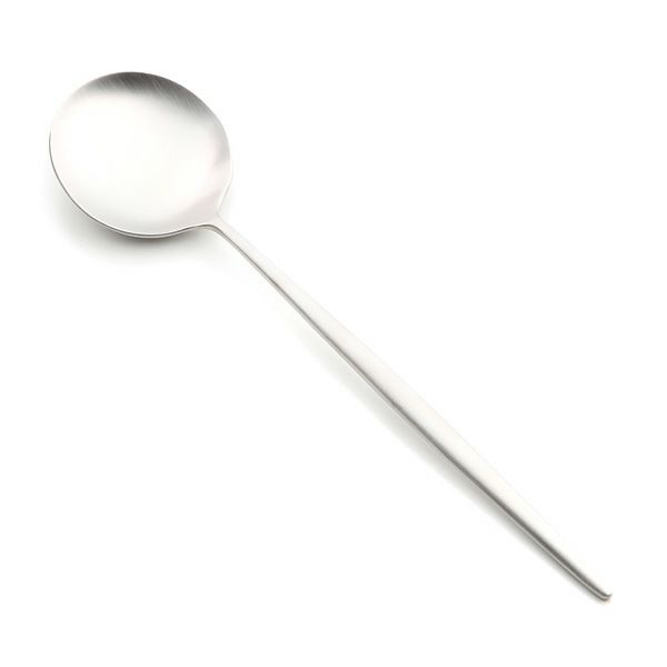 クチポール ムーン MOON MATT シルバー サービングスプーン 26.5cm マット仕上げ