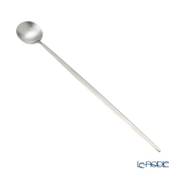 クチポール ムーン MOON MATT シルバー ロングドリンクスプーン マット仕上げ