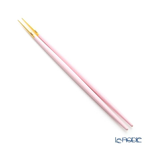 クチポール ゴア GOA ピンク／ゴールド 箸+箸置セット 22cm