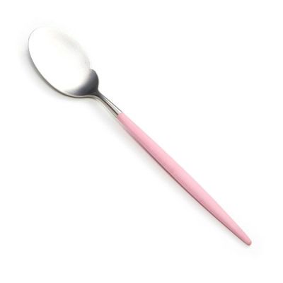 クチポール ゴア GOA ピンク／シルバー グルメスプーン マット仕上げ