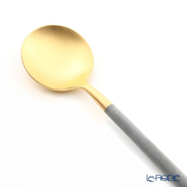 クチポール ゴア GOA グレー／ゴールド コーヒー／ティースプーン 13cm マット仕上げ