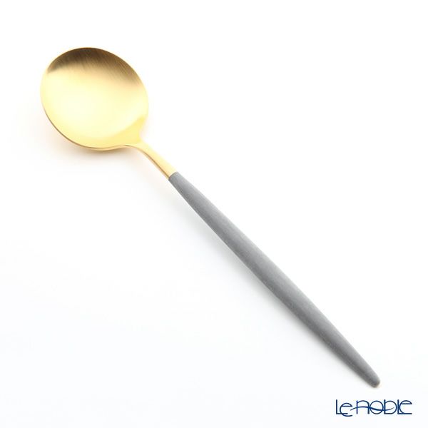 クチポール ゴア GOA グレー／ゴールド テーブルスプーン 21cm マット仕上げ