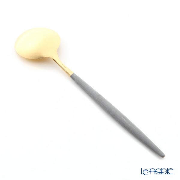 クチポール ゴア GOA グレー／ゴールド テーブルスプーン 21cm マット仕上げ