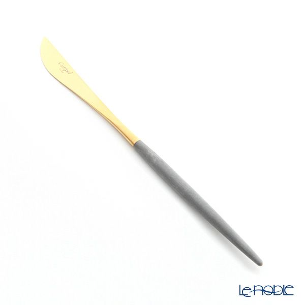 クチポール ゴア GOA グレー／ゴールド デザートナイフ 20cm マット仕上げ