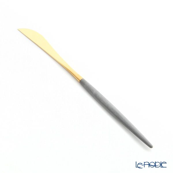 クチポール ゴア GOA グレー／ゴールド デザートナイフ 20cm マット仕上げ