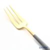 クチポール ゴア GOA グレー／ゴールド ペストリーフォーク 17cm マット仕上げ