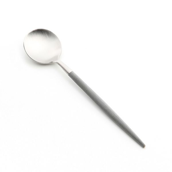 クチポール ゴア GOA グレー／シルバー コーヒー／ティースプーン 13cm マット仕上げ