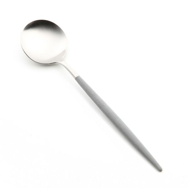 クチポール ゴア GOA グレー／シルバー テーブルスプーン 21cm マット仕上げ