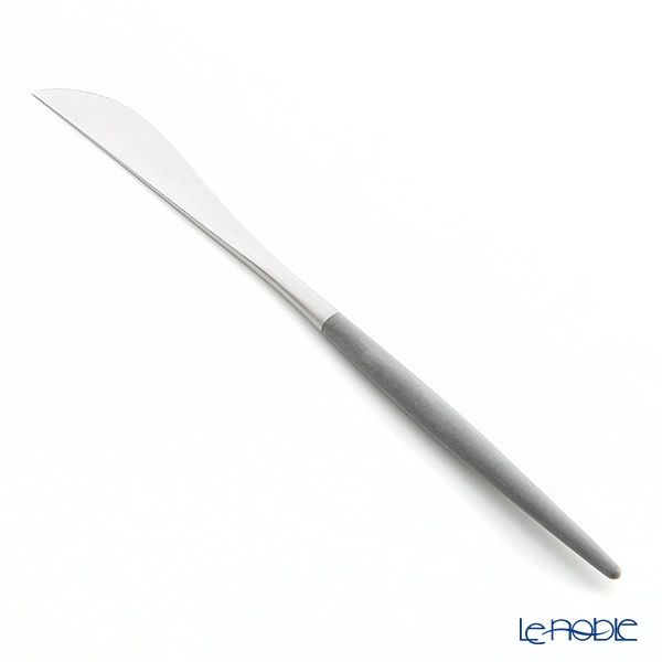 クチポール ゴア GOA グレー／シルバー テーブルナイフ 22cm マット仕上げ