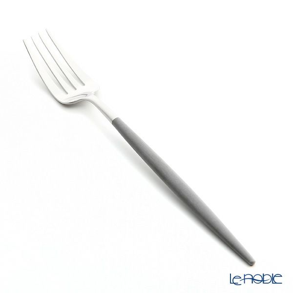 クチポール ゴア GOA グレー／シルバー テーブルフォーク 21.5cm マット仕上げ