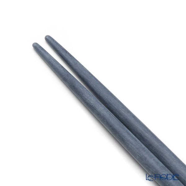 クチポール ゴア GOA ブルー／ゴールド 箸+箸置セット 22cm マット仕上げ