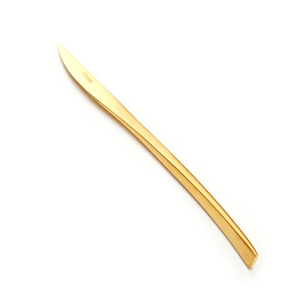クチポール デュナ DUNA マットゴールド テーブルナイフ マット仕上げ 22.5cm