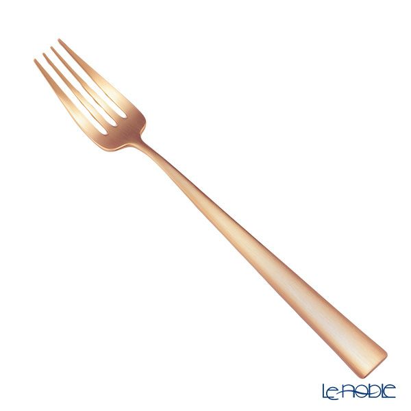 クチポール デュナ DUNA マットアンバーゴールド テーブルフォーク 21cm マット仕上げ