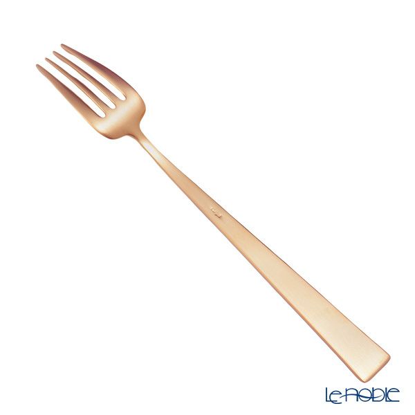 クチポール デュナ DUNA マットアンバーゴールド テーブルフォーク 21cm マット仕上げ