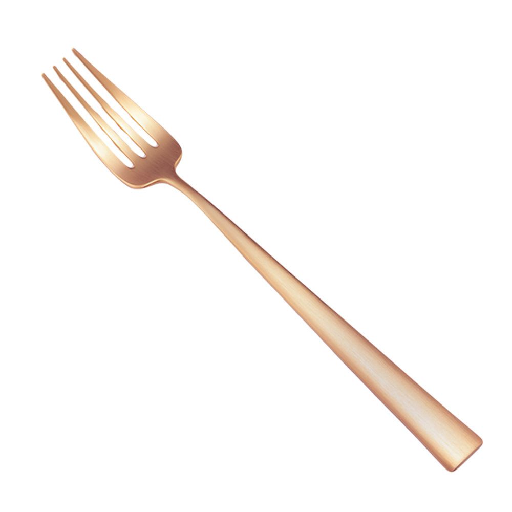 クチポール デュナ DUNA マットアンバーゴールド テーブルフォーク 21cm マット仕上げ
