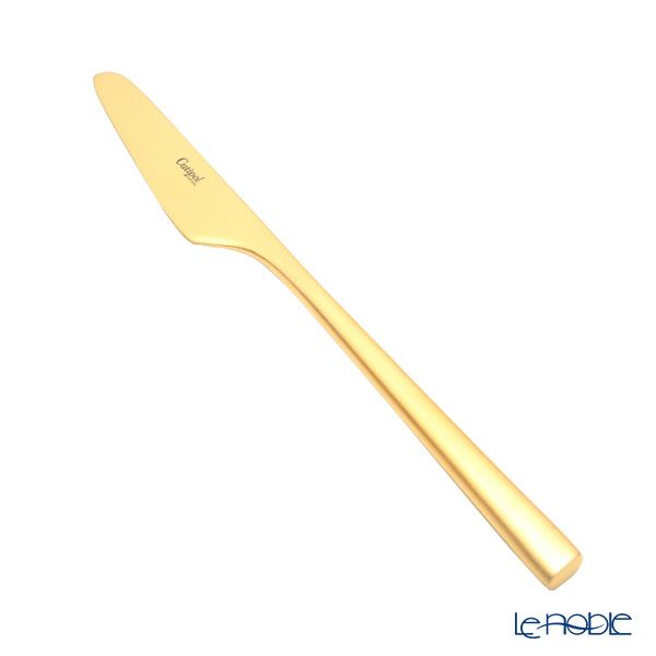 クチポール ロンド RONDO マットゴールド デザートナイフ 18cm マット仕上げ