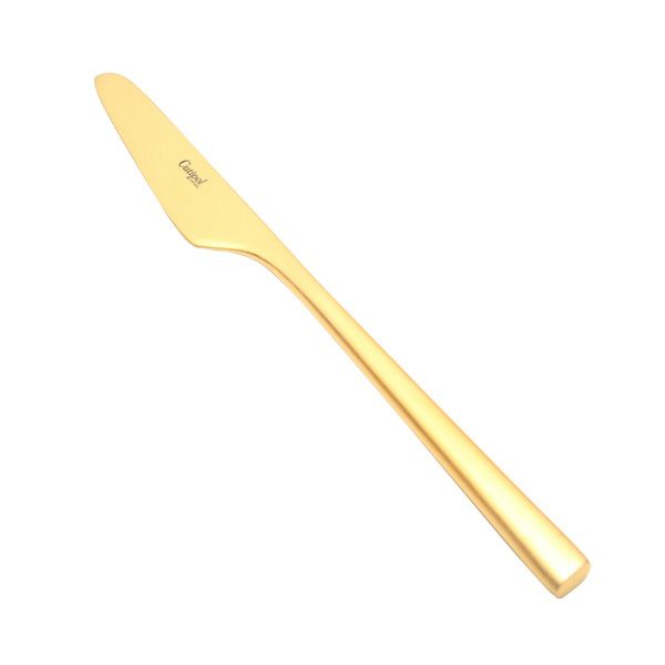 クチポール ロンド RONDO マットゴールド デザートナイフ 18cm マット仕上げ