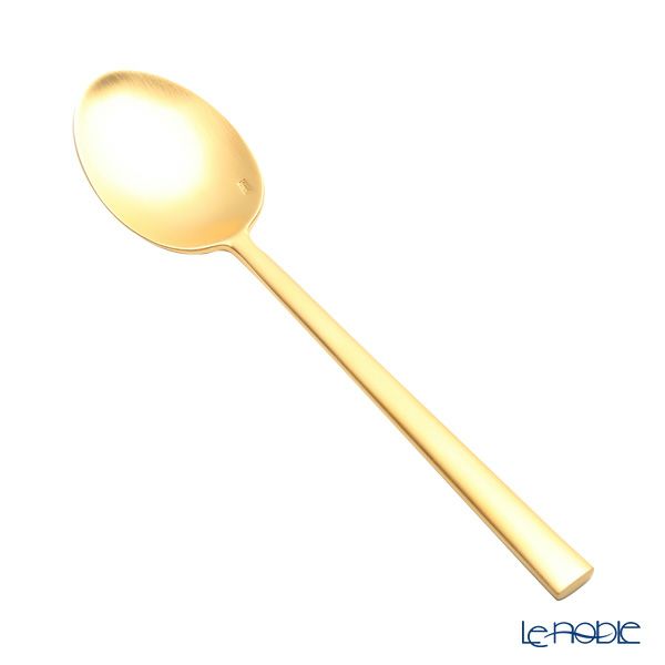 クチポール ロンド RONDO マットゴールド デザートスプーン 17cm マット仕上げ