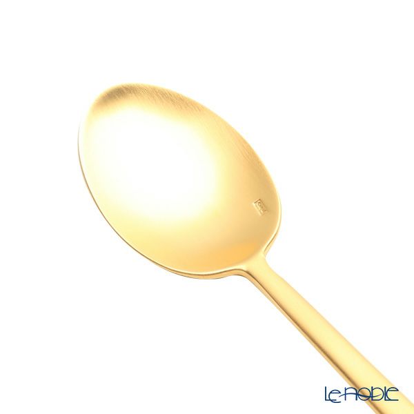 クチポール ロンド RONDO マットゴールド デザートスプーン 17cm マット仕上げ