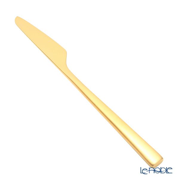 クチポール ロンド RONDO マットゴールド テーブルナイフ 21.5cm マット仕上げ