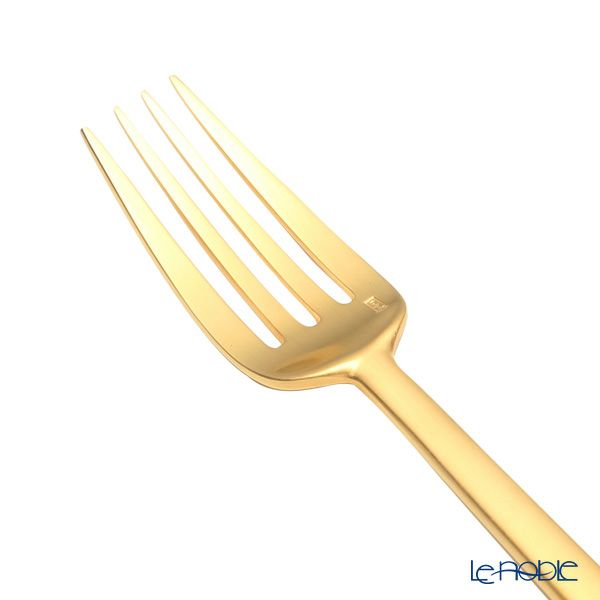 クチポール ロンド RONDO マットゴールド テーブルフォーク 20.5cm マット仕上げ