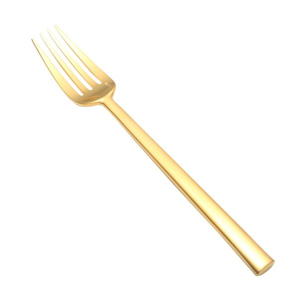 クチポール ロンド RONDO マットゴールド テーブルフォーク 20.5cm マット仕上げ